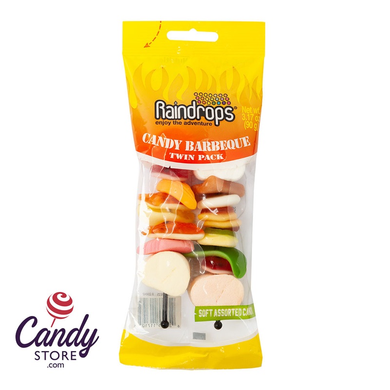 Raindrops Candy Barbeque 3.17oz – 12ct