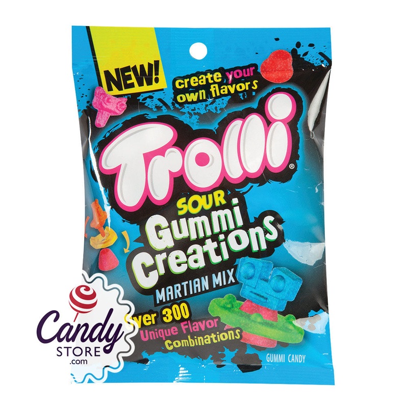 Sour Gummi Creations Trolli Candy – 12ct Peg Bags