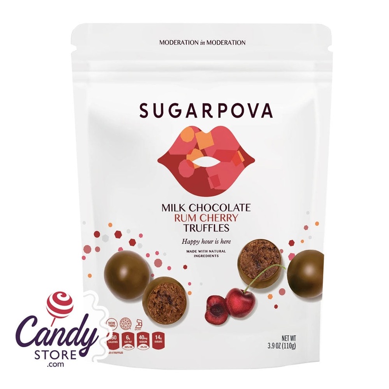 Sugarpova Truffles Rum Cherry – 6ct