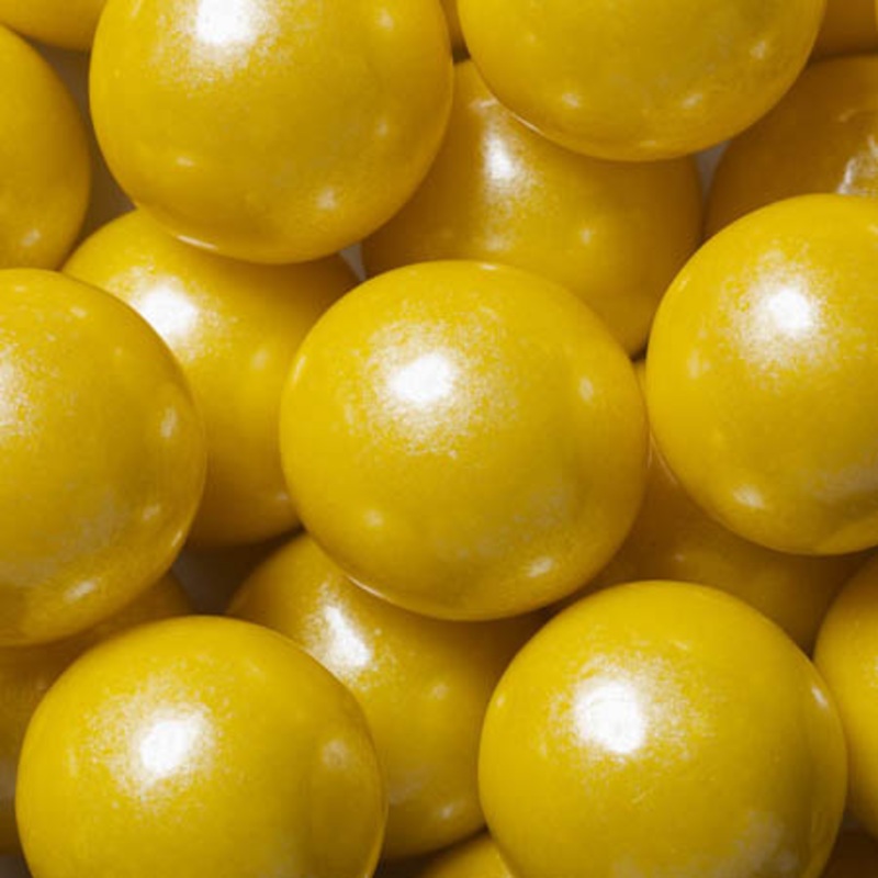 Yellow Shimmer Gumballs – 2lb