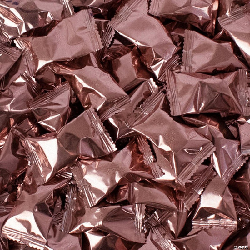 56 Pcs Rose Gold Buttermints Party Mints (7 oz)