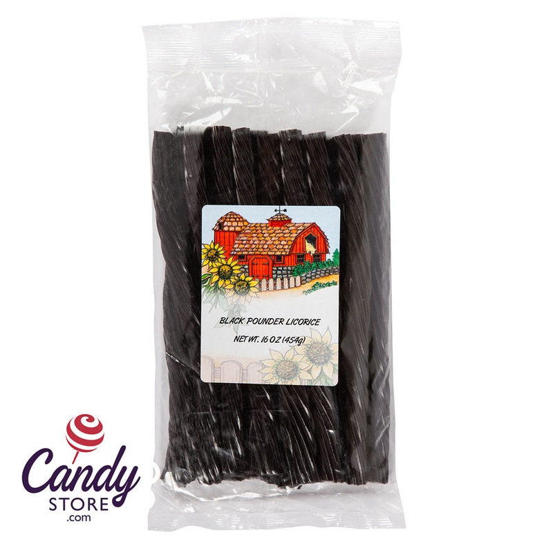 Black Pounder Licorice 16oz – 24ct