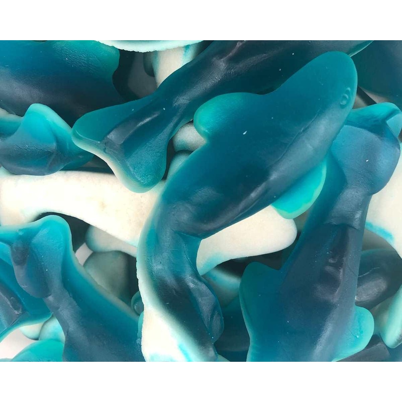 Blue Raspberry Gummi Sharks