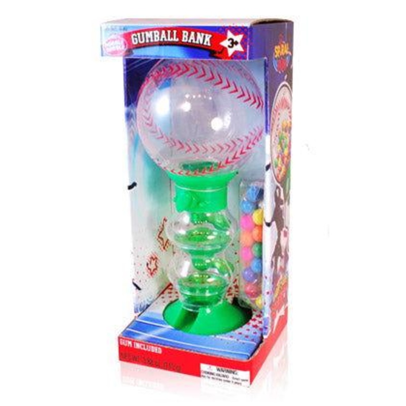 Dubble Bubble Baseball Gumball Bank