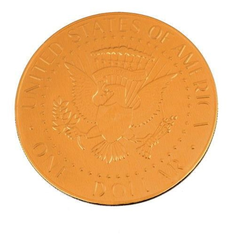 Fort Knox US Dollar Milk Chocolate Medallions