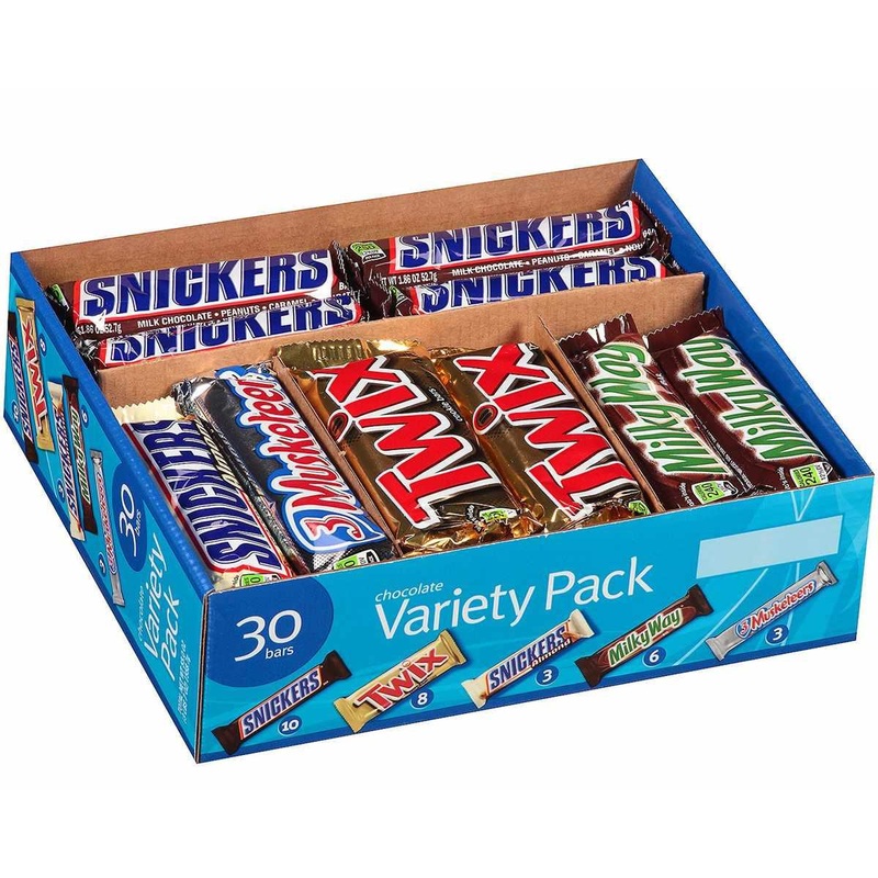 Full Size Chocolate Mars Variety Pack