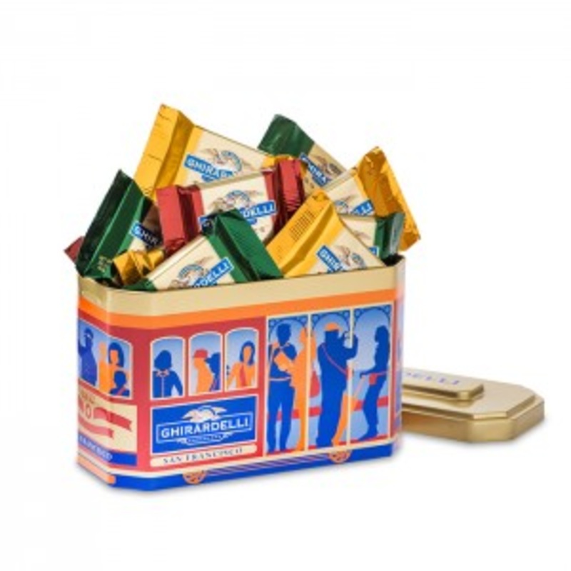 Ghirardelli Chocolate Filled San Francisco Cable Car Tin – 6ct