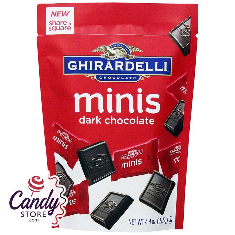Ghirardelli Minis Dark Chocolate Squares Bags – 6ct