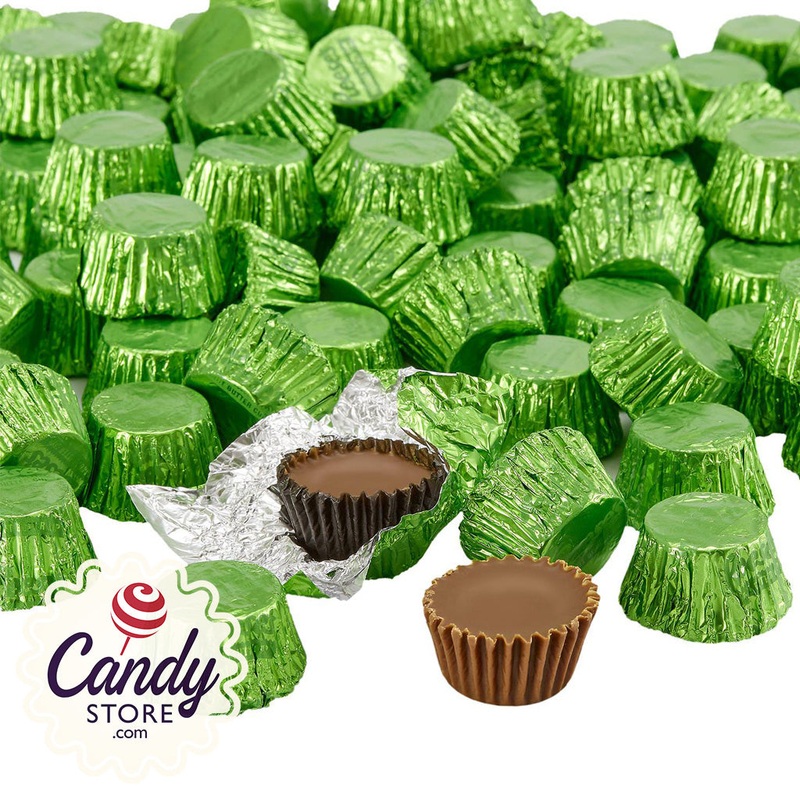 Green Reese’s Cups Miniatures – 4.17lb Bulk