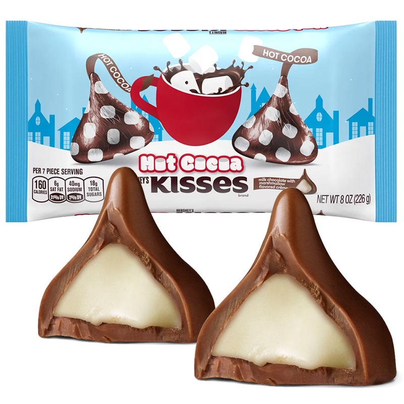 Hot Cocoa Hershey Kisses – 10oz