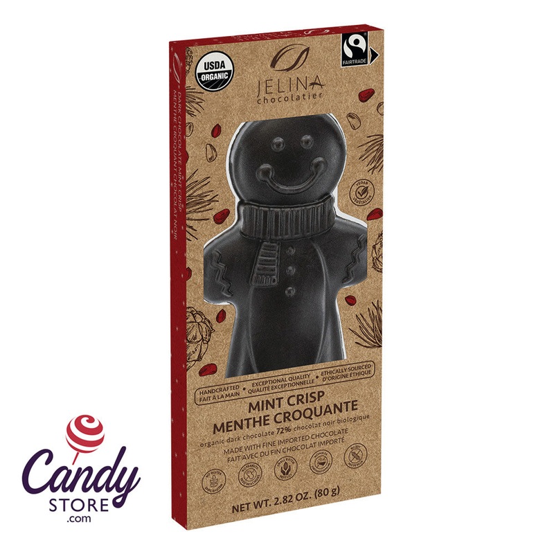 Jelina Dark Chocolate Gingerbread Men – 24ct