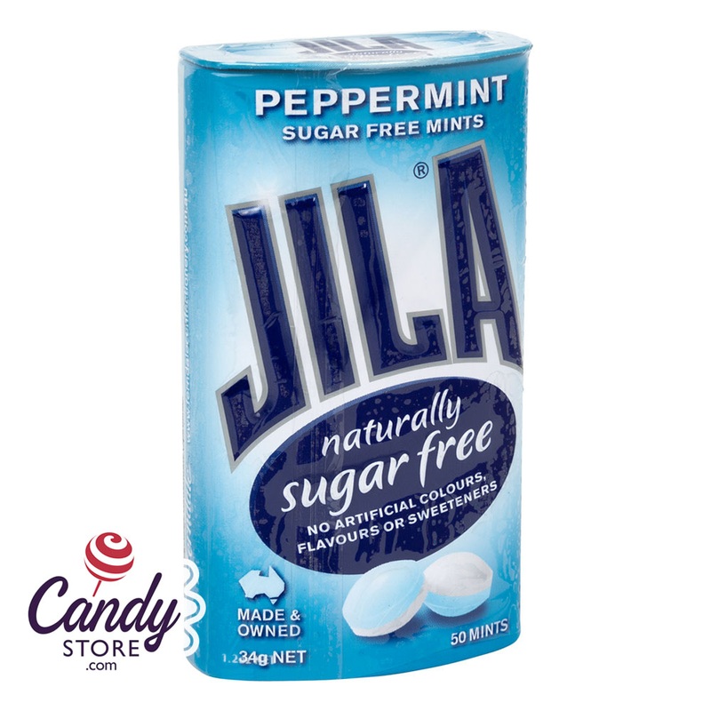 Jila Sugar Free Peppermint Mints Tin 1.2oz – 12ct