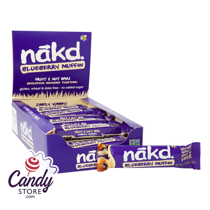 Nakd Blueberry Muffin 1.24oz Bar – 18ct