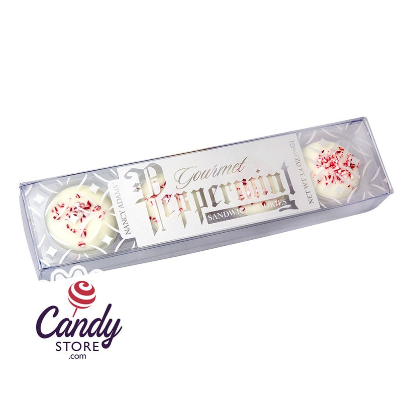 Nancy Adams White Peppermint Sandwich Cookies 3.4oz – 12ct