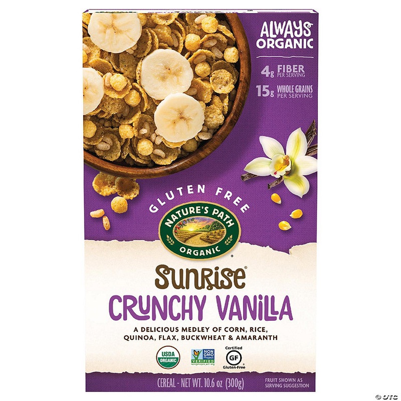 Natures Path Cereal Crunchy Vanilla Sunrise Organic 10.6 oz (Pack of 12)