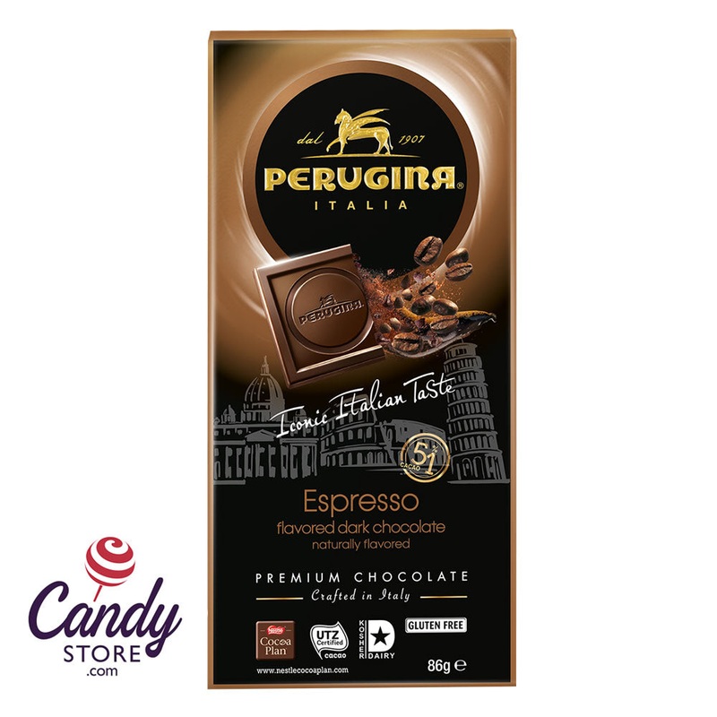 Perugina Dark Chocolate Espresso Bar 3oz – 12ct