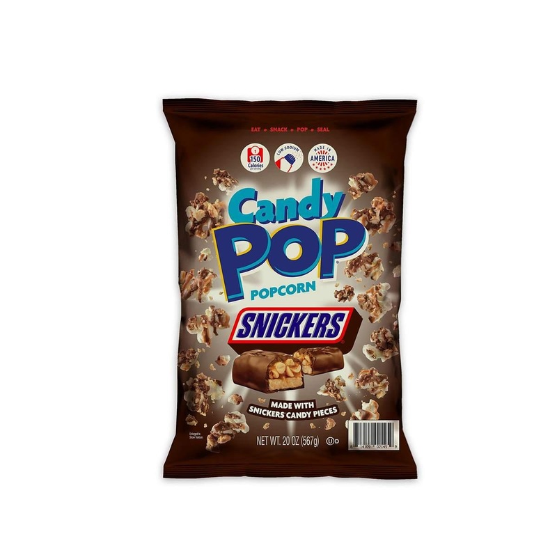 Snickers Candy Pop Popcorn 20 oz. Bag