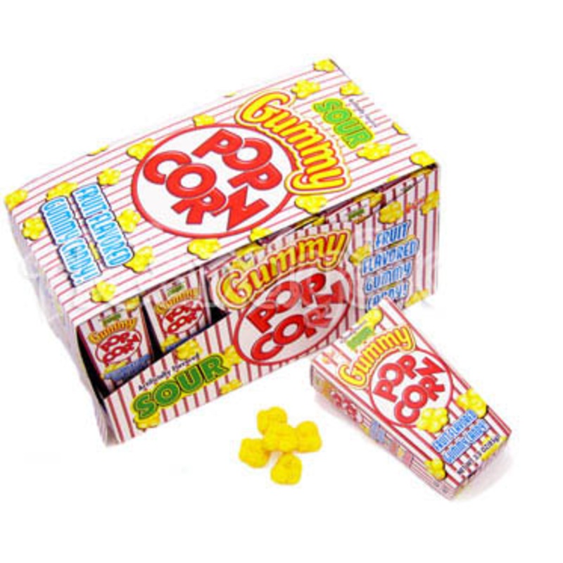Sour Gummy Popcorn – 12ct