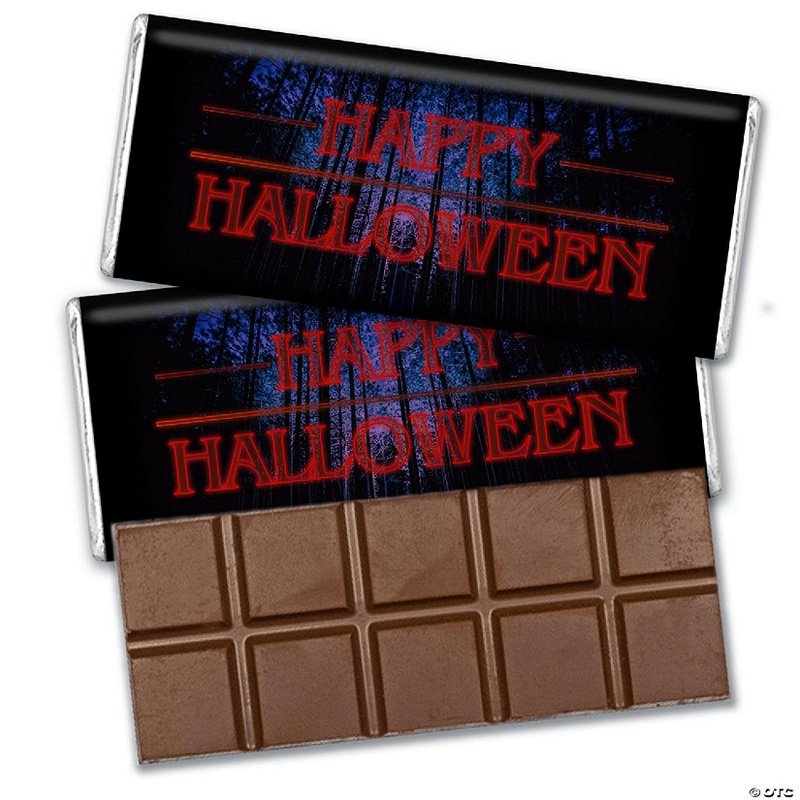 12 Pcs Halloween Candy Party Favors in Bulk Belgian Chocolate Bars – Stranger