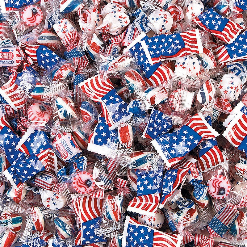 60 oz. Bulk 312 Pc. 4th of July Red, White & Blue Parade Candy Assortment