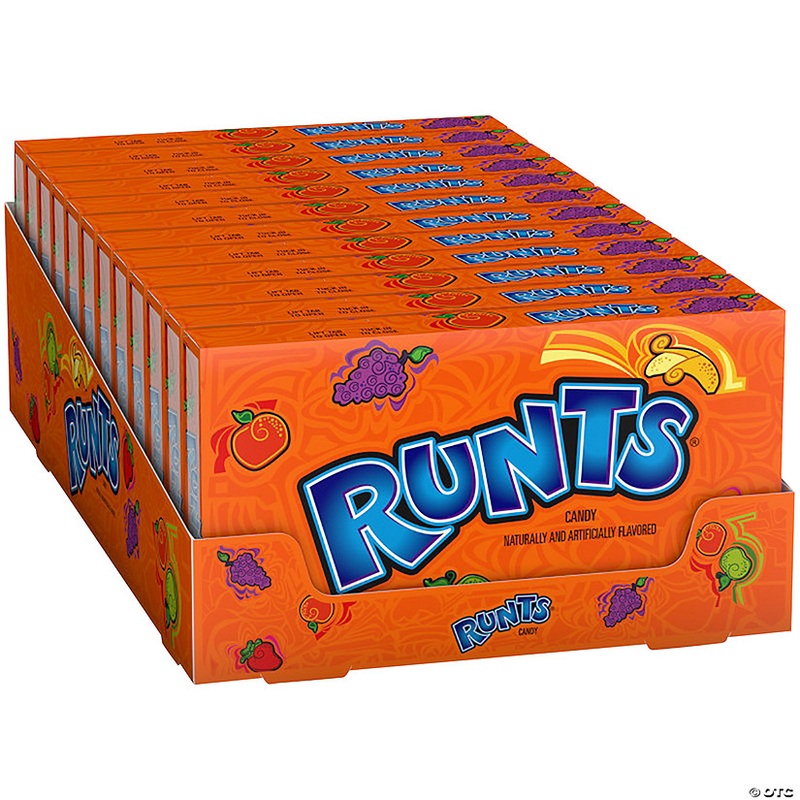 60 oz. Runts Fruit-Flavored Candies Theater Boxes