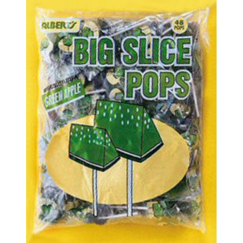 Alberts Big Slice Pop Apple 48ct