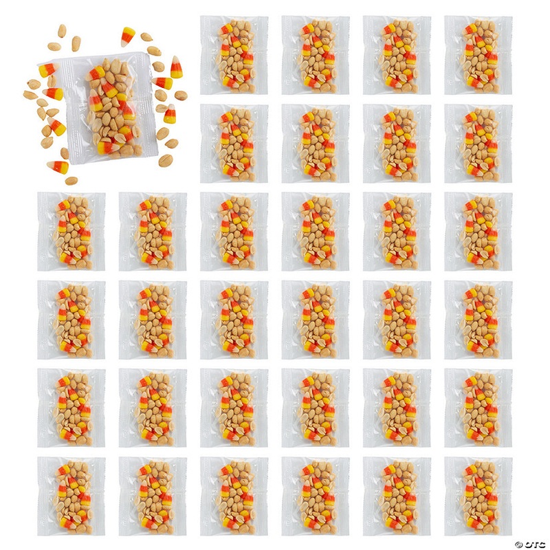 Candy Corn & Peanuts Trail Mix Assortment – 32 Pc.