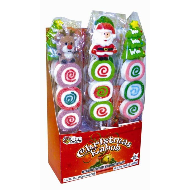 Christmas Marshmallow Kabobs