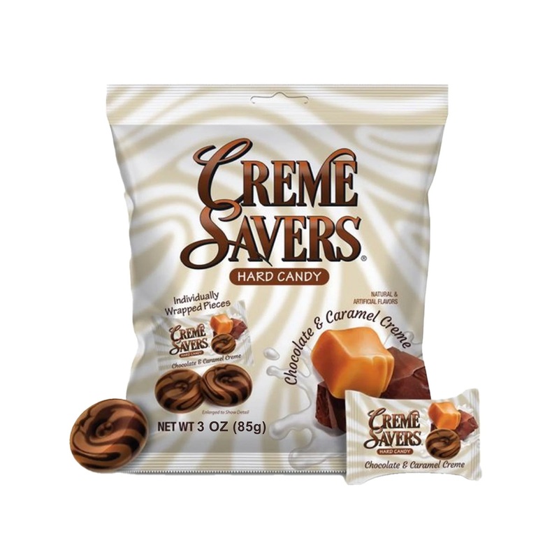 Crme Savers Chocolate & Caramel Hard Candy 3 oz. Bag
