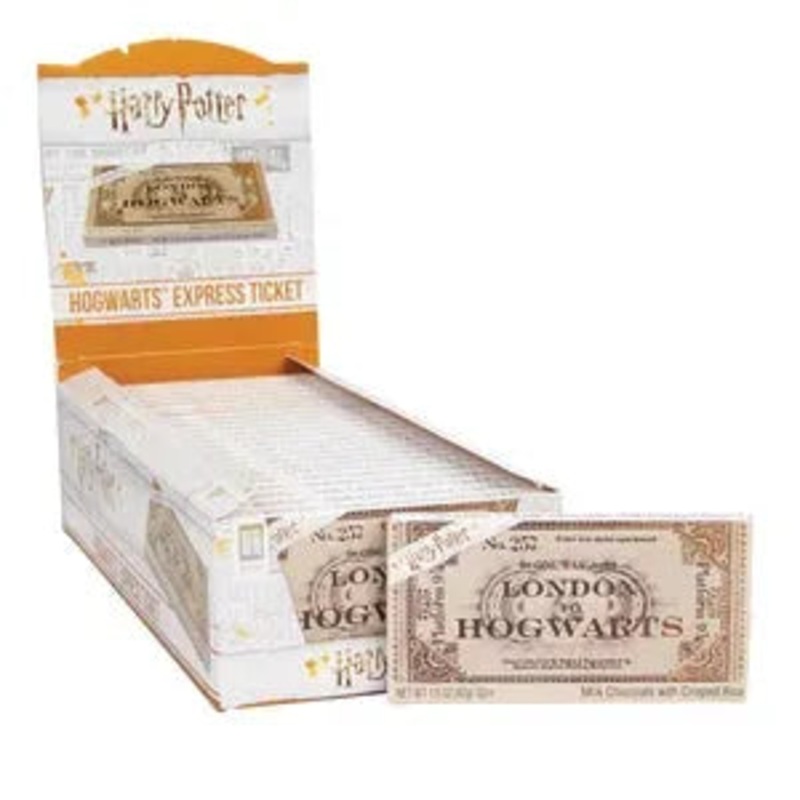 Jelly Belly Harry Potter 9 3/4 Ticket Chocolate Bar: 24-Piece Display