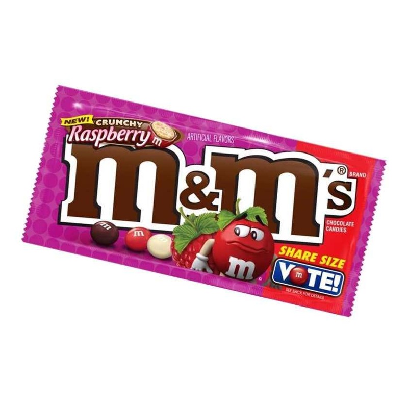M&M’s Crunchy Rapsberry Chocolate Candies