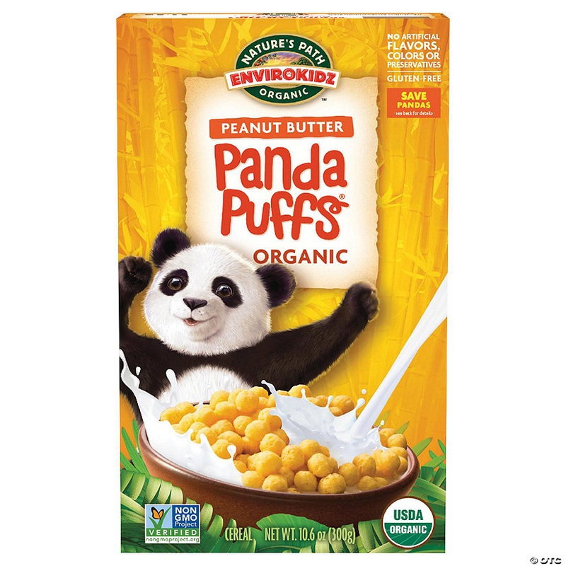 Natures Path Cereal Kid Panda Puff Organic 10.6 oz (Pack of 12)