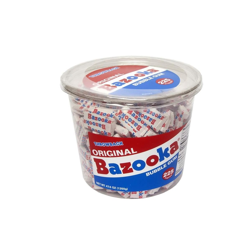 Original Throwback Bazooka Bubble Gum Tub