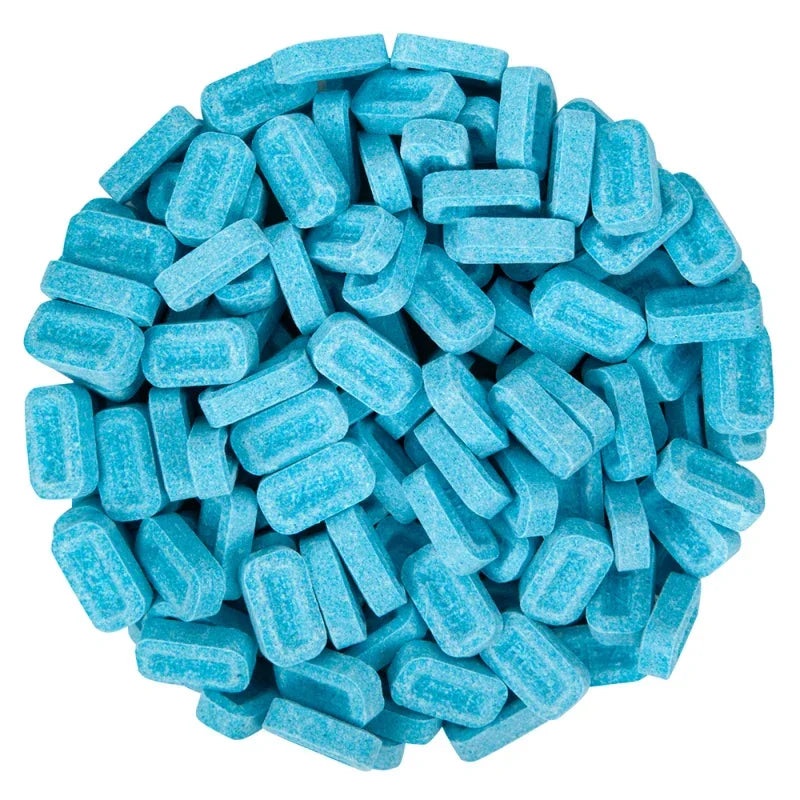PEZ Sour Blue Raspberry Bulk Unwrapped Candy – Blue: 20LB Case