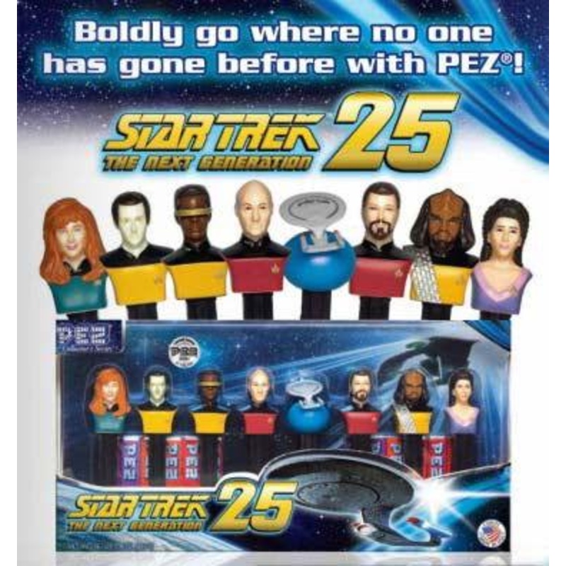Pez Star Trek Next Generation 25th Anniversary