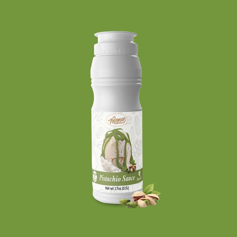 Pistachio Sauce Sweet Topping 17oz Squeeze Bottle