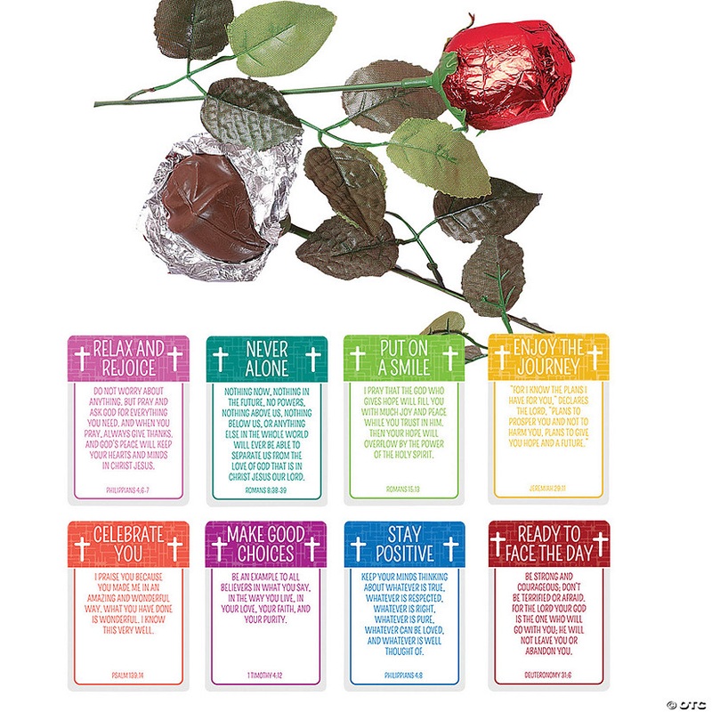 Prayers to Share Chocolate Rose Gift Kit for 48  96 Pc.