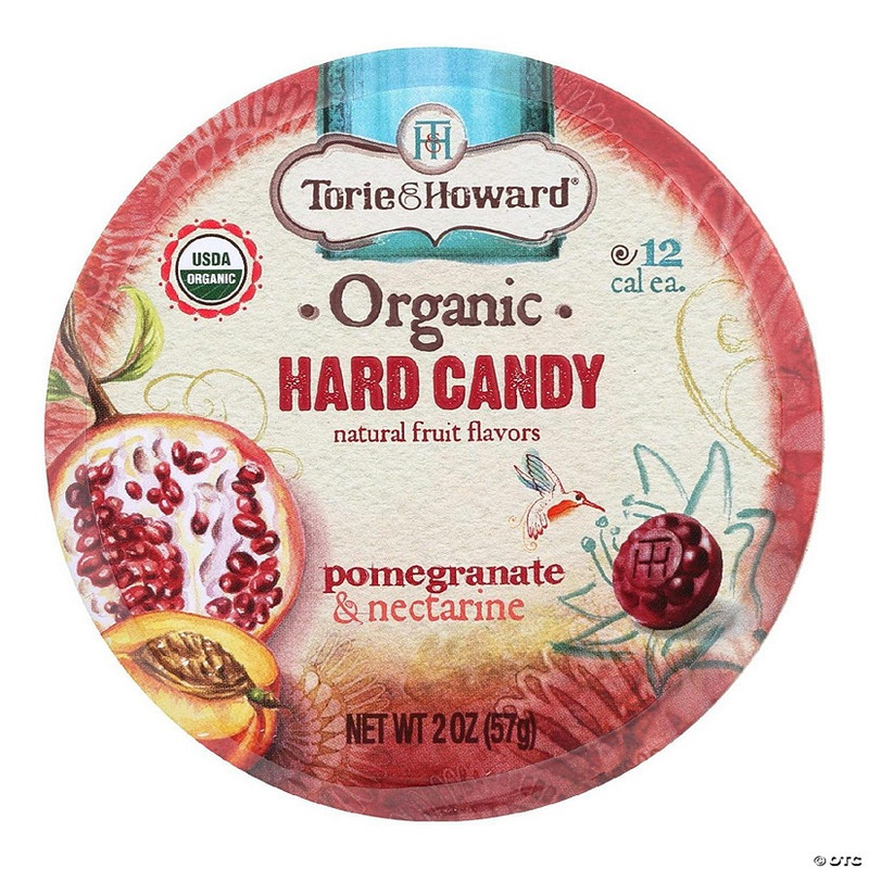 Torie & Howard Grapefruit & Honey Organic Hard Candy Tin – 2 oz (Pack of 8)