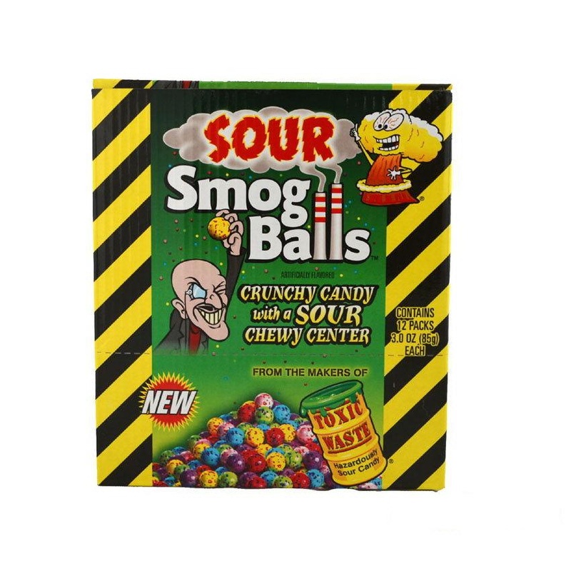 Toxic Waste Hazardously Sour Smog Balls