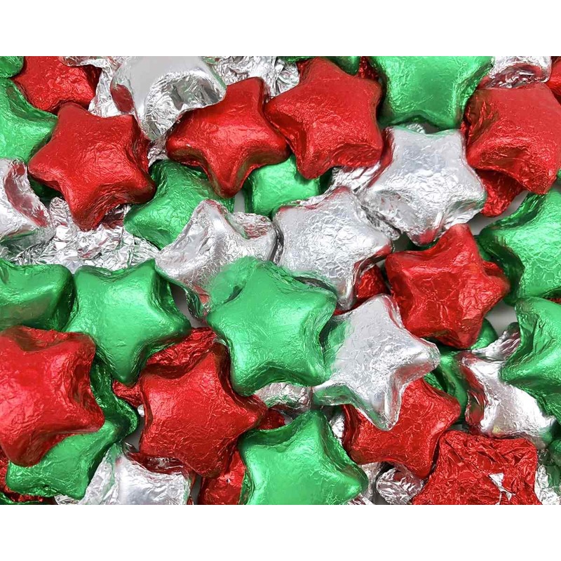 Wrapped Christmas Chocolate Stars Mix