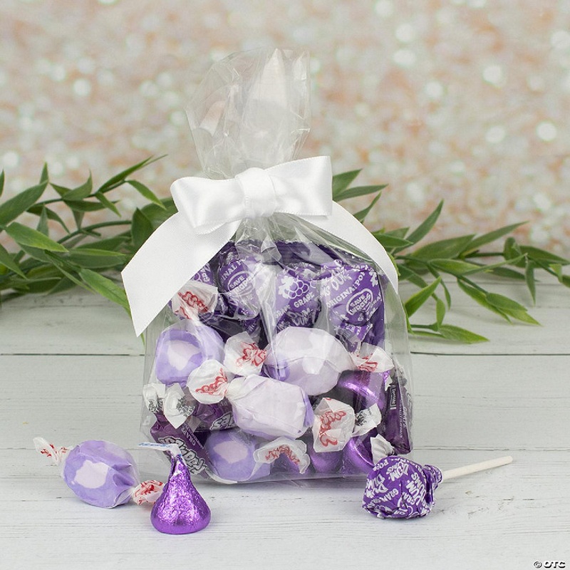 12ct Purple Candy Goodie Bag Party Favors by Just Candy (12 Pack)