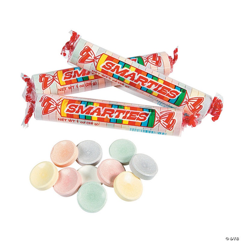 2 lb. 4 oz. Giant Smarties Fruit-Flavored Hard Candy Rolls – 36 Pc.