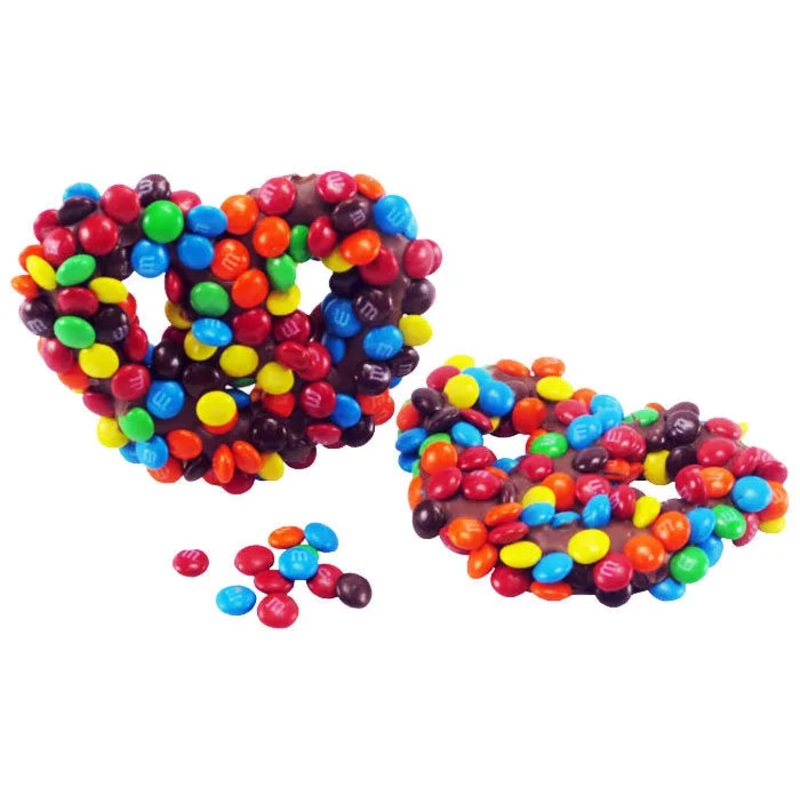 Asher’s Milk Chocolate Pretzels with M&M’s: 6LB Case