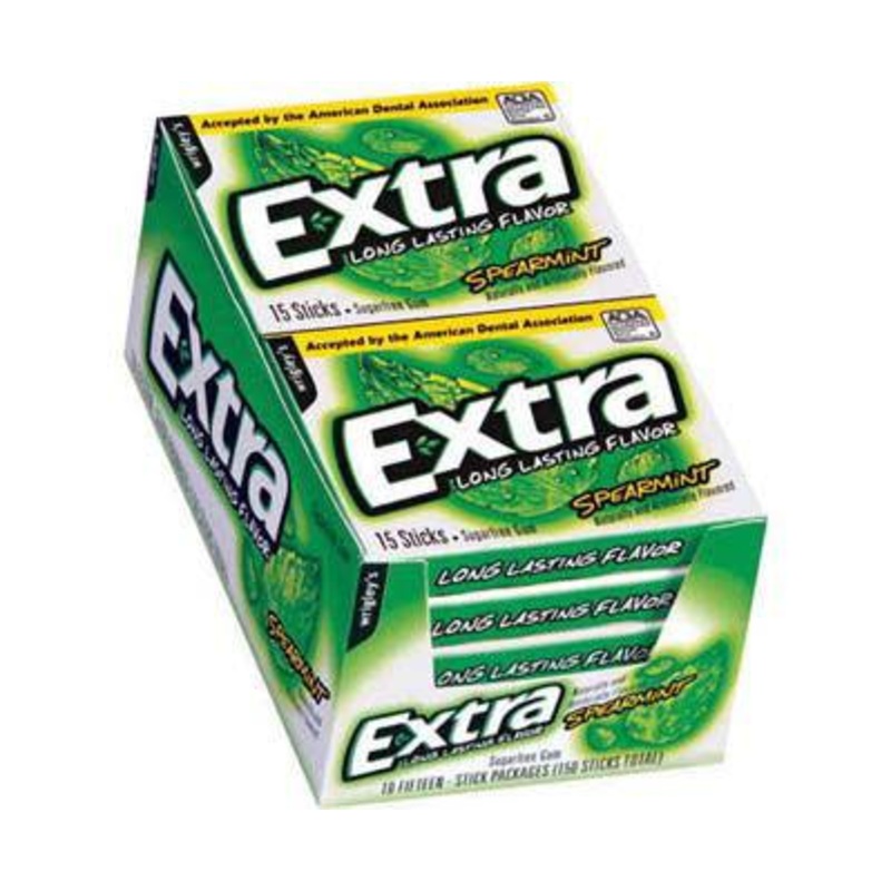 Extra Sugarfree Spearmint Gum Slim Pack