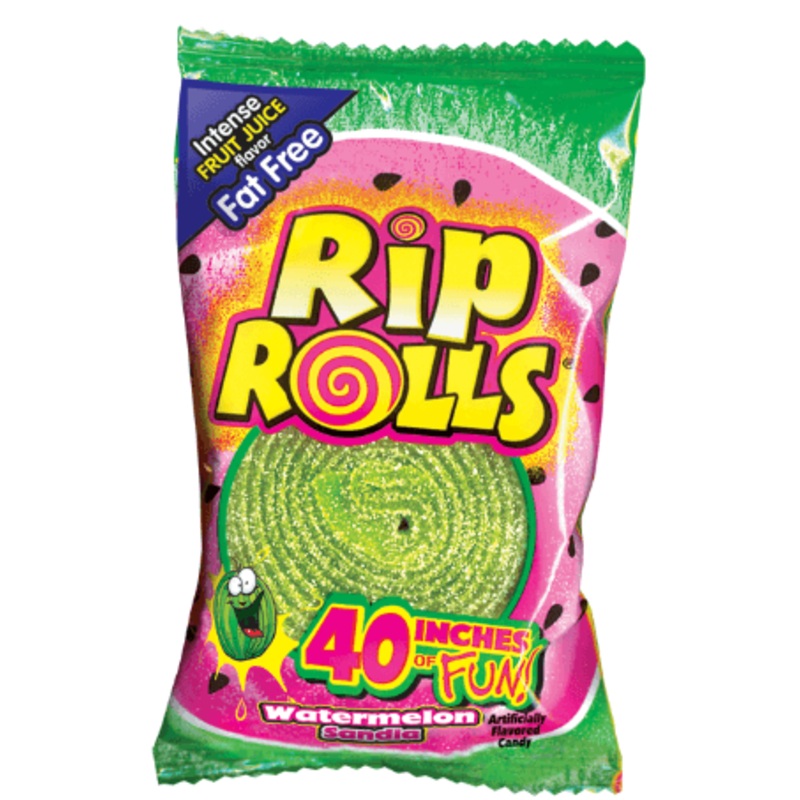Foreign Candy Company Rip Rolls Watermelon 24ct