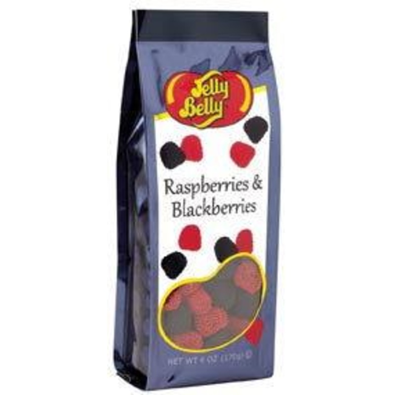 Jelly Belly Raspberries and Blackberries 6 oz. Bag