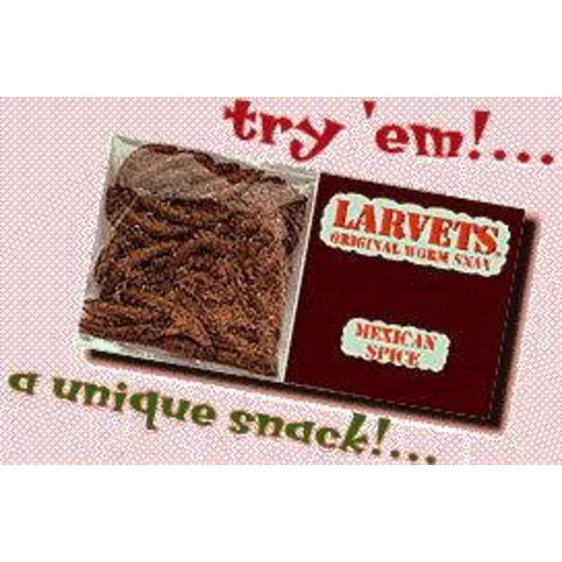 Larvets Mexican Spice Worm Snacks