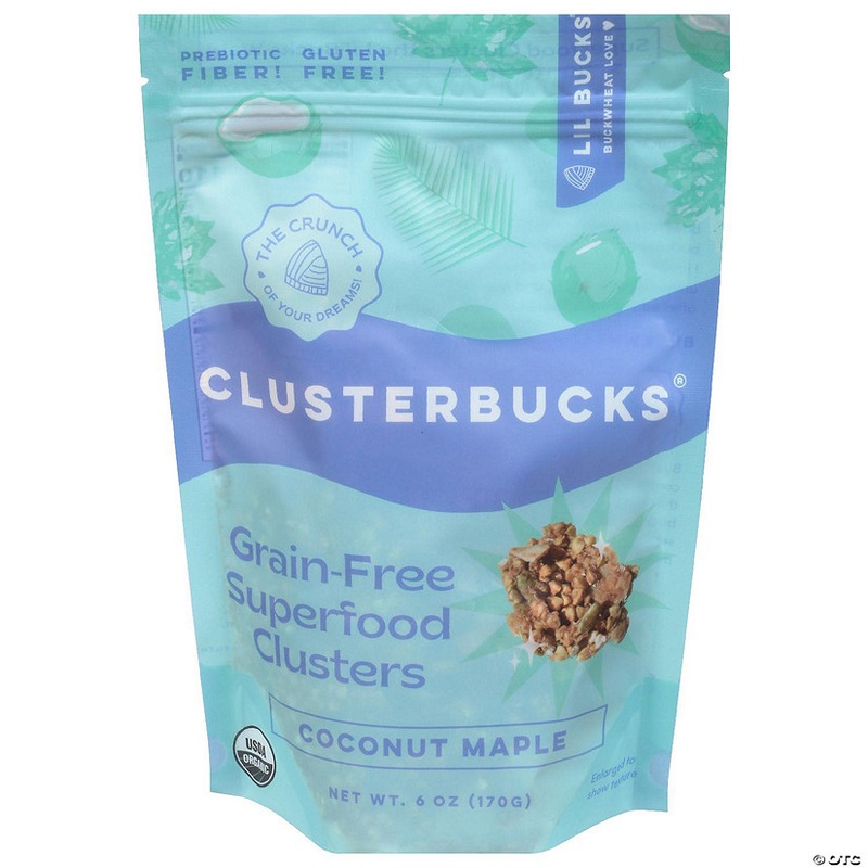 Lil Bucks Clusterbucks Coconut Maple 6 oz (Pack Of 6)