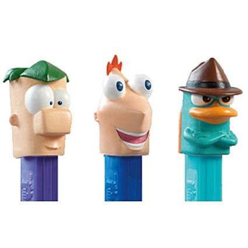 Phineas and Ferb Pez Dispensers