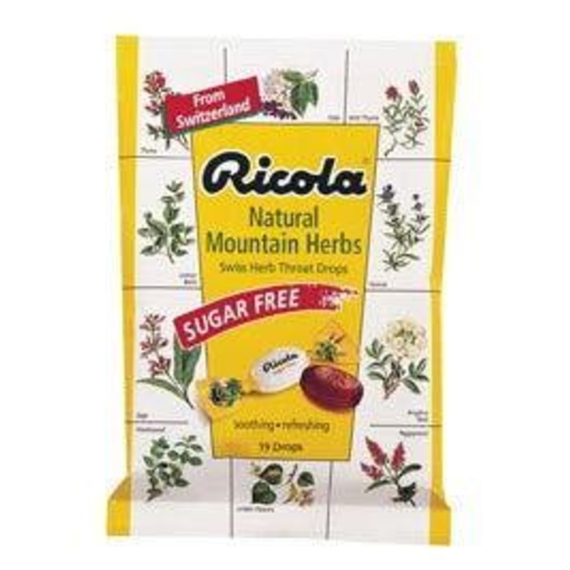 Ricola – Sugar Free Mountain Herb Cough Drop Bags